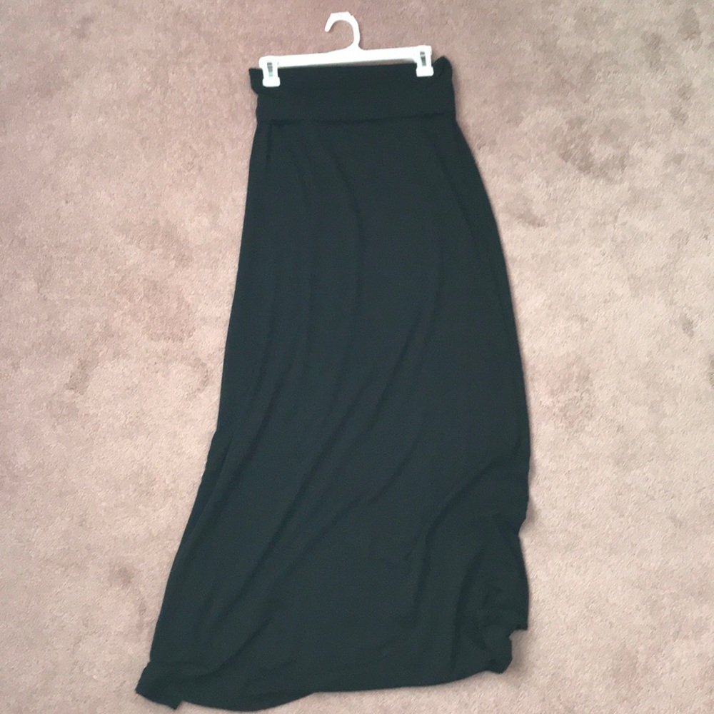Black maxi skirt